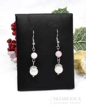 Náušnice z růženínu III