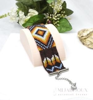 Stylový indiánský náramek