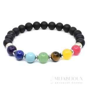 Čakrový náramek z minerálů IV