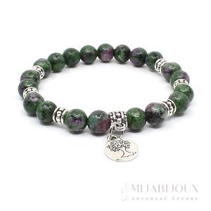 Náramek z minerálu zoisit