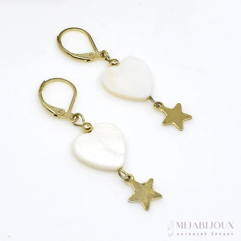Romantické visací náušnice 