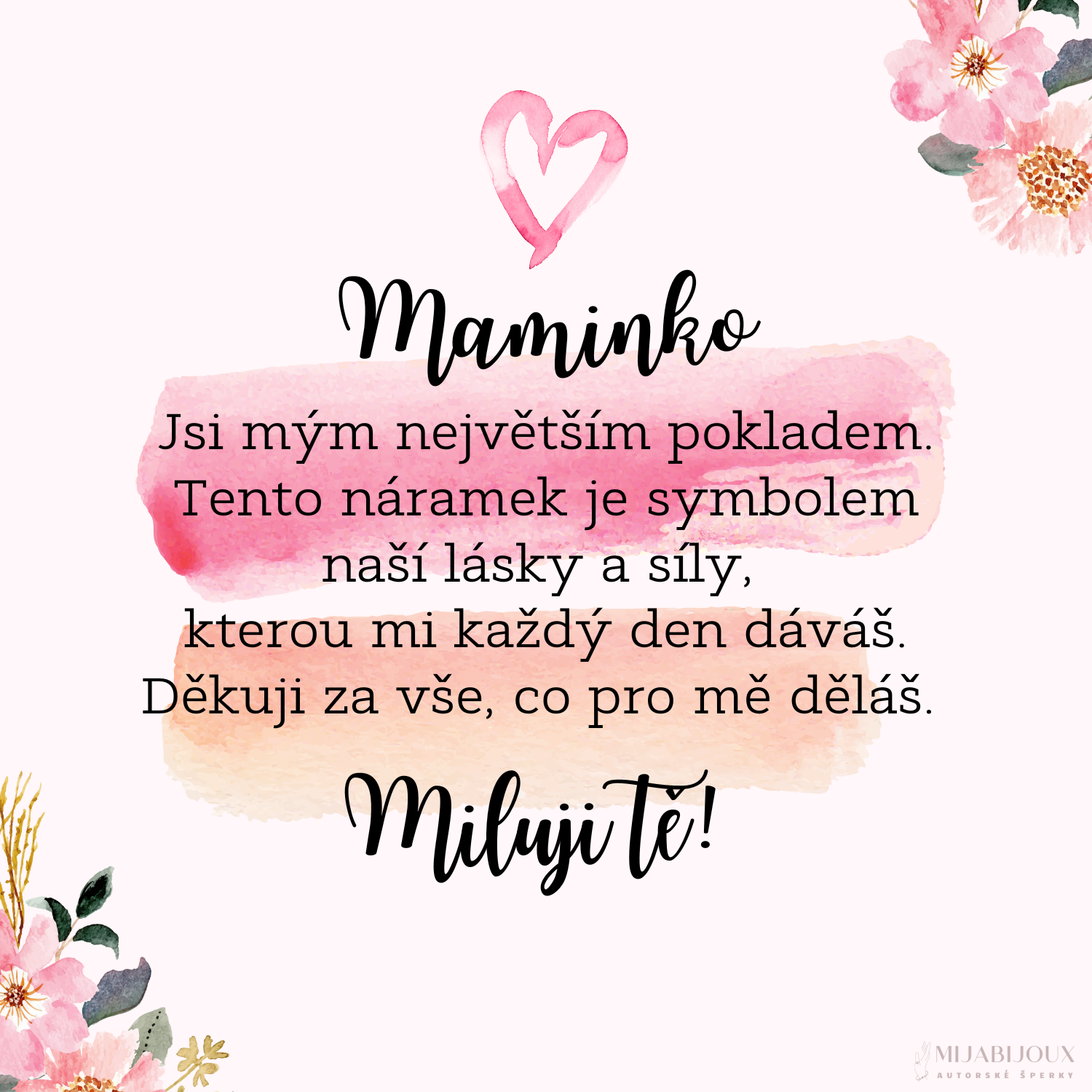 Pro maminku 1 - Krabička s věnováním