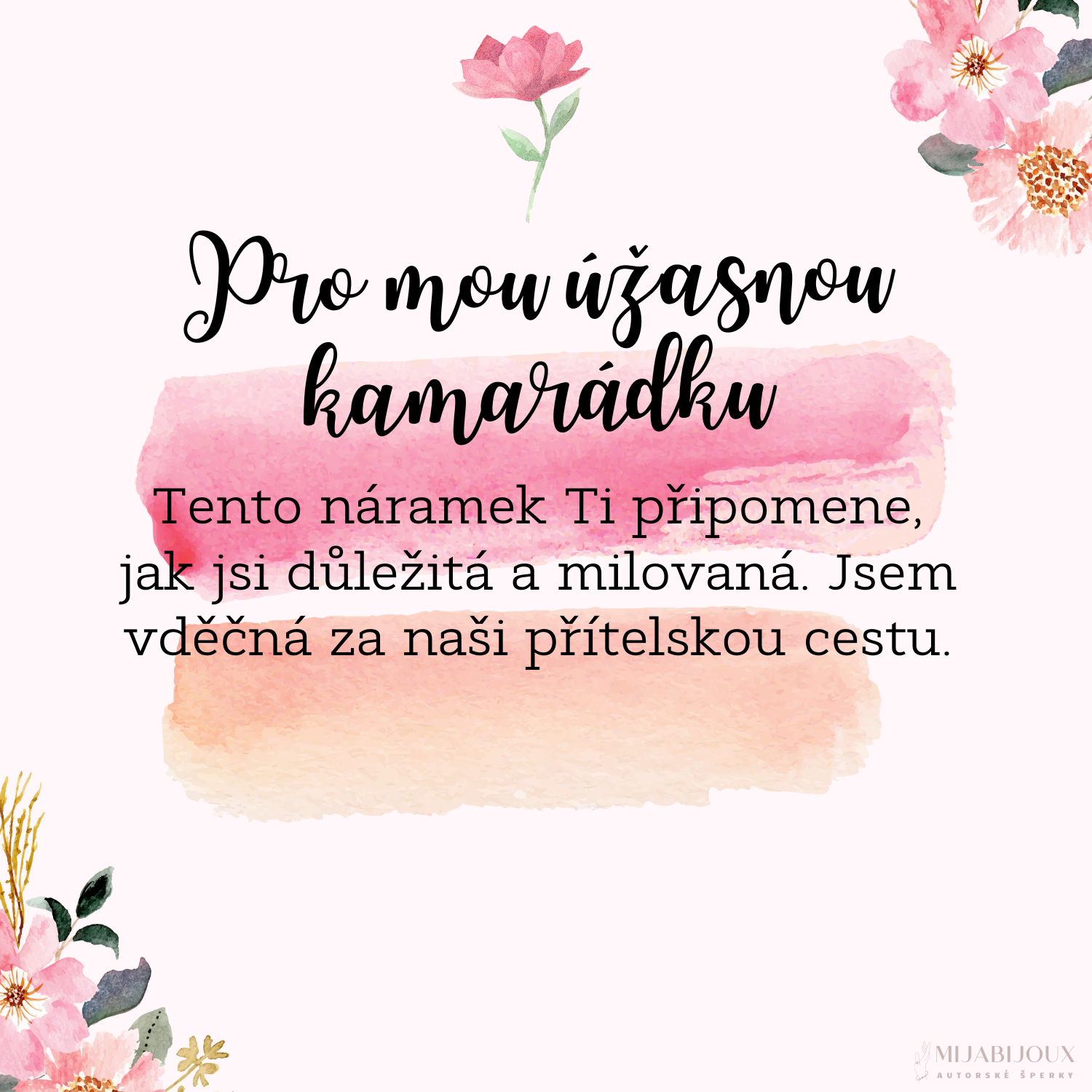 Pro kamarádku 2 - Krabička s věnováním