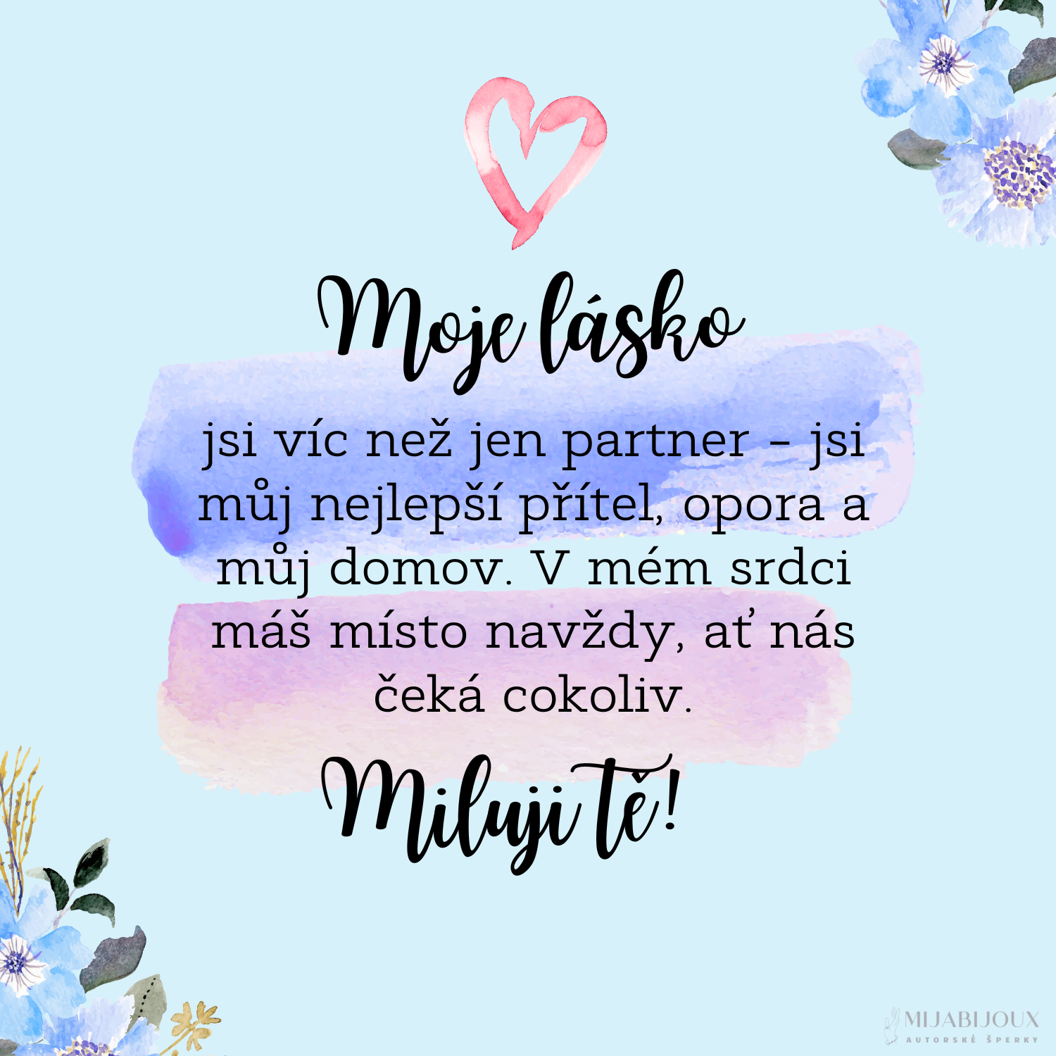 Pro partnera 1 - Krabička s věnováním