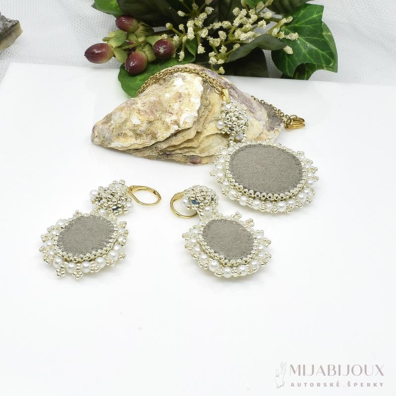 Sada náhrdelníku a náušnic z tyrkenitu